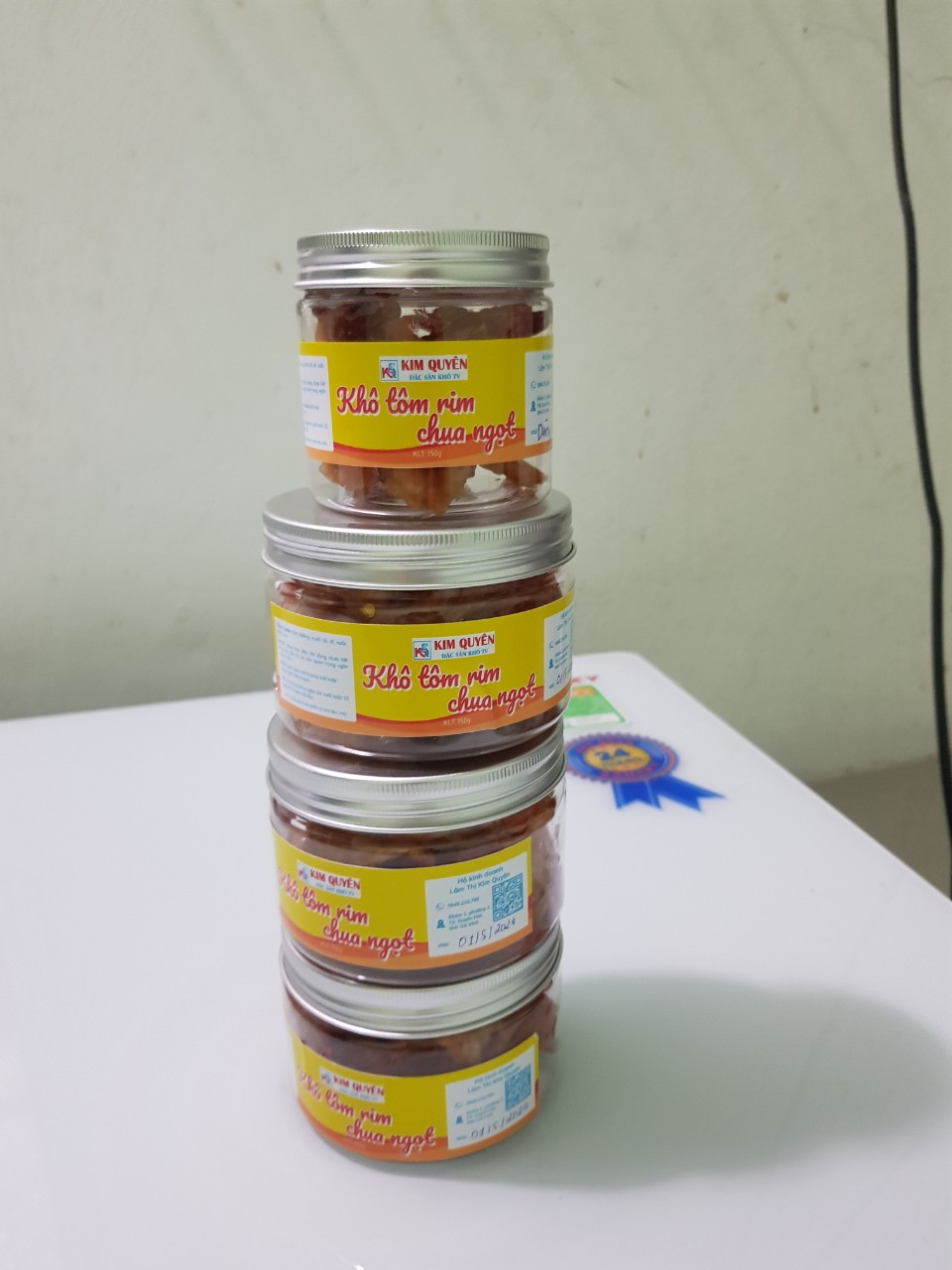 Khô tôm rim chua ngọt - Trà Vinh